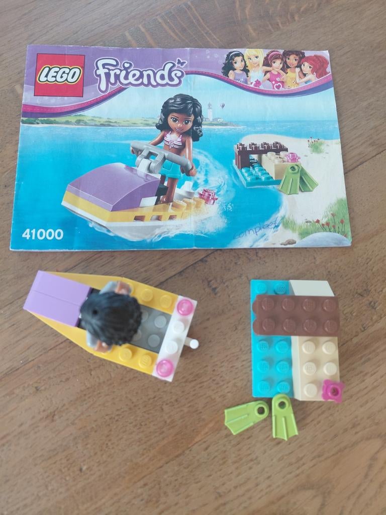 Lego Friends 41000 waterscooter, Compleet, Gebruikt, Lego, Friends