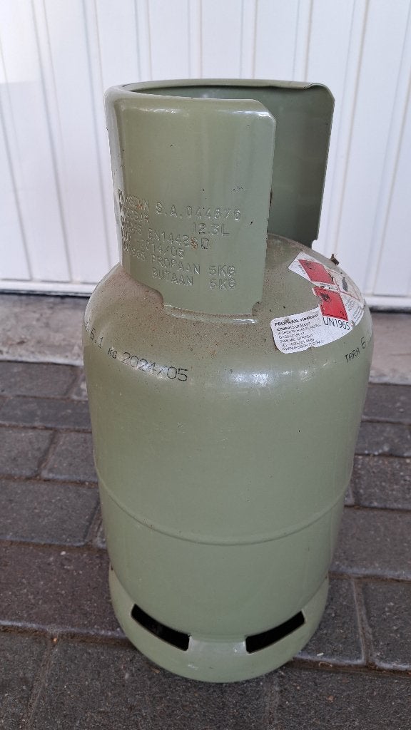 Lege gasfles (5kg propaan/butaan), Caravans en Kamperen, Ophalen, Gebruikt