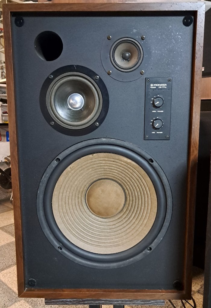 Pioneer CS-711A LUIDSPREKERS GEREFOOMD, Ophalen, Refurbished, 60 tot 120 watt, Pioneer
