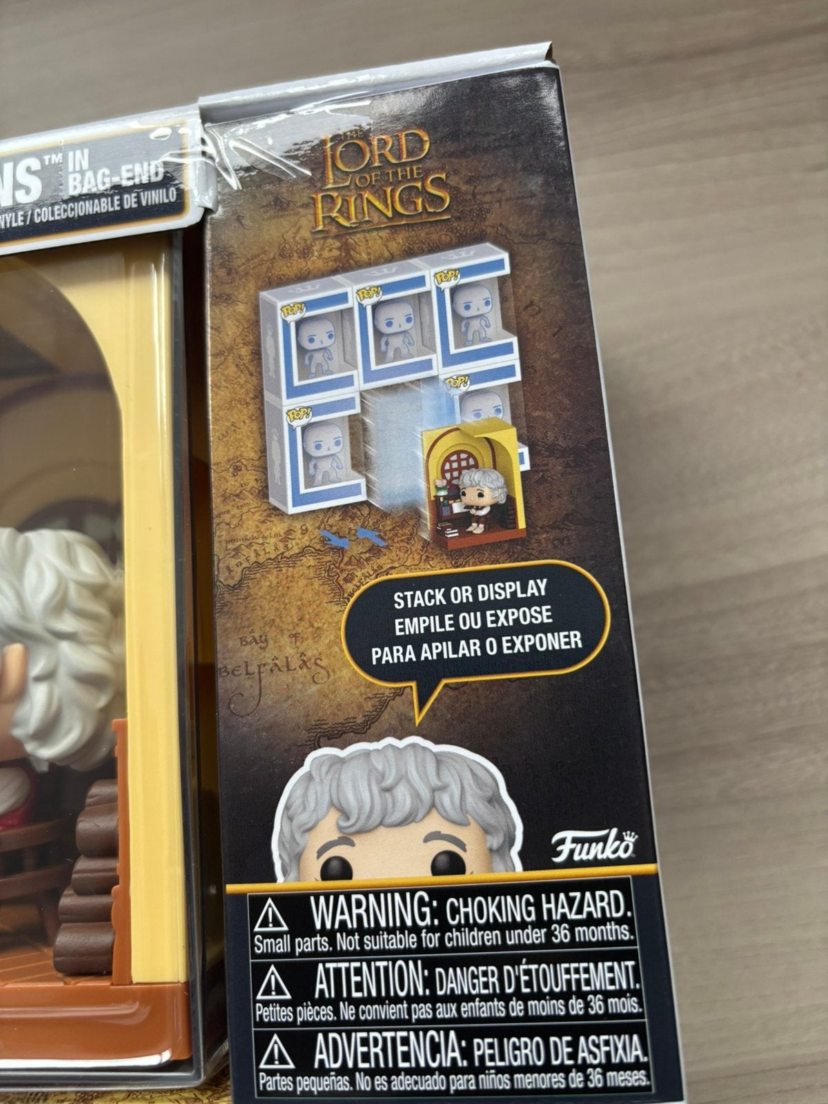 Funko Pop Nooks Bilbo Baggins in Bag End LOTR Diorama, Funko Europe, Ophalen of Verzenden, Zo goed als nieuw, 4th floor, 1 Queen Caroline St, London W6 9YN, Verenigd Koninkrijk