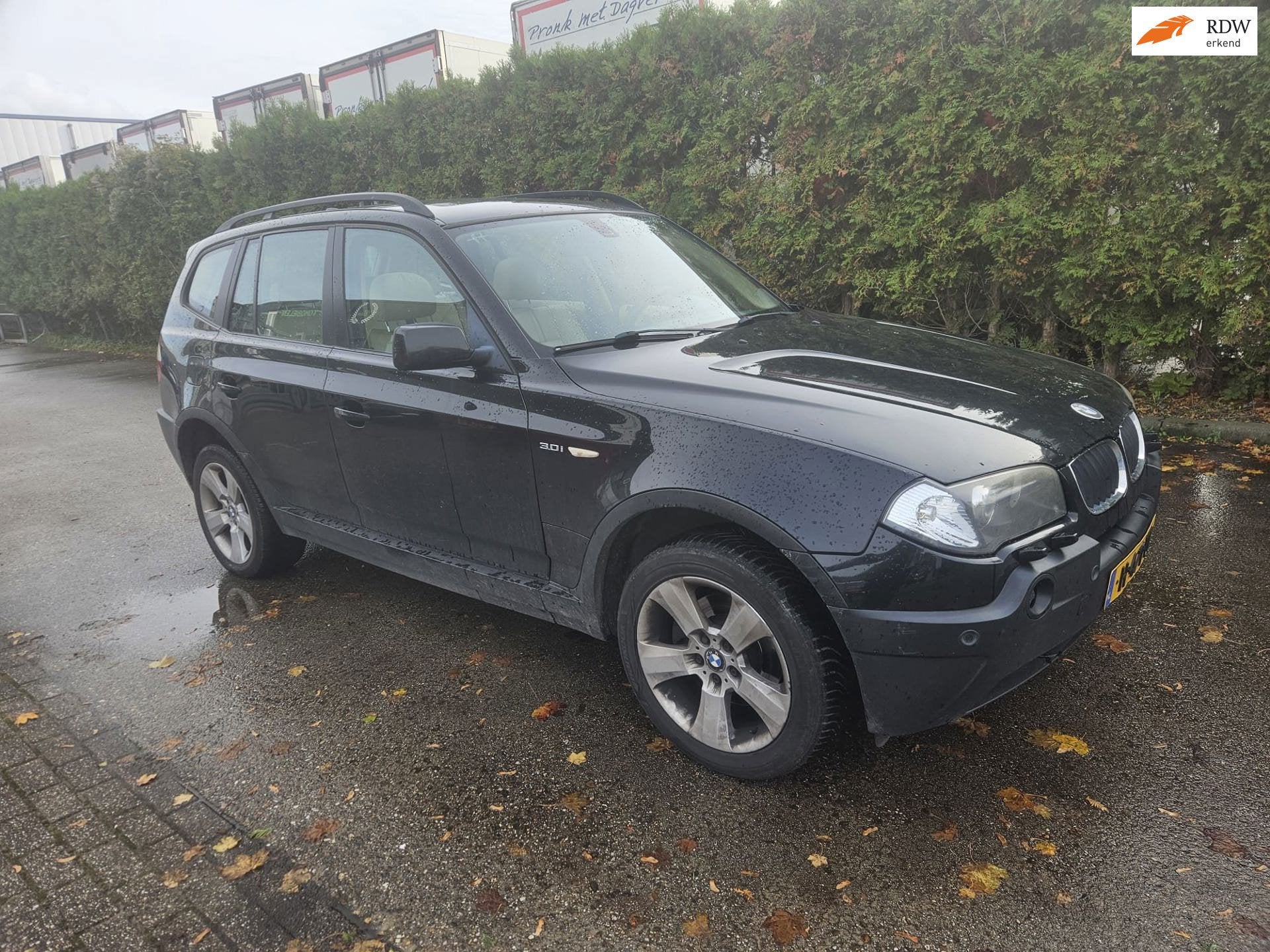 BMW X3 3.0i M54B30 Handelsprijs nw APK, Auto's, Automaat, Gebruikt, 2000 kg, Zwart