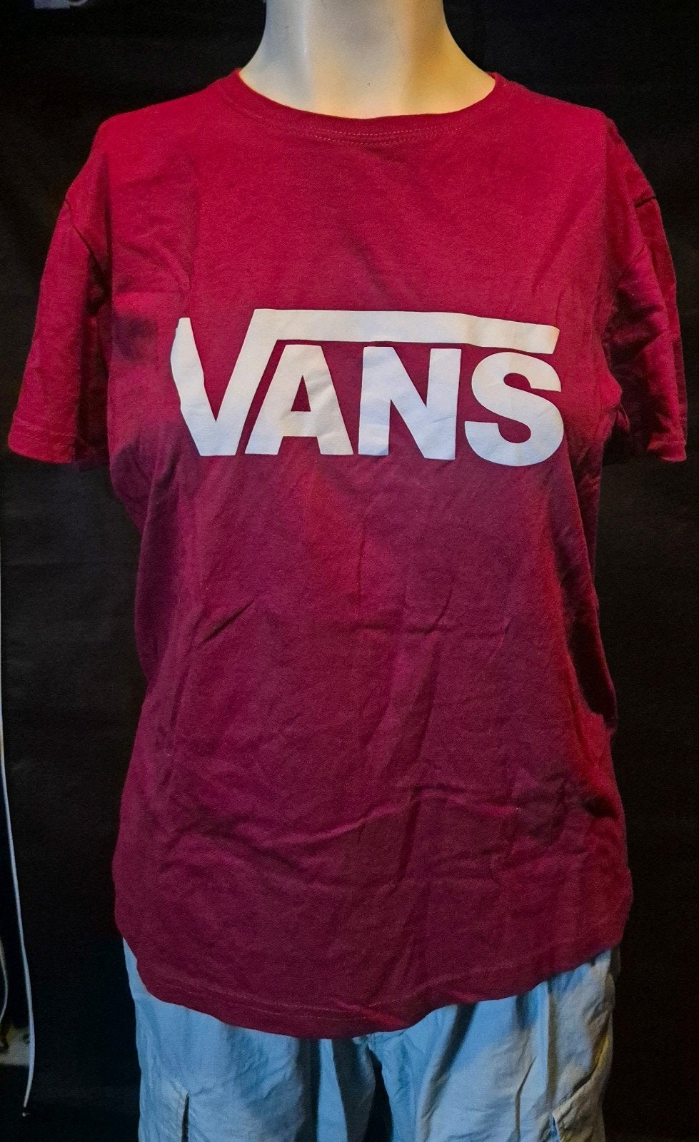 Vans shirt maat M zgan, Maat 38/40 (M), Zwart, Ophalen of Verzenden, Zo goed als nieuw