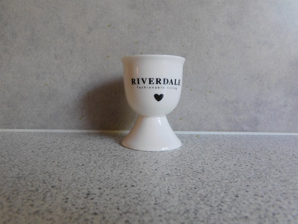 Eierdop I Love Riverdale Collection, Ophalen of Verzenden, Zo goed als nieuw, Overige stijlen, Kop(pen) en/of Schotel(s)