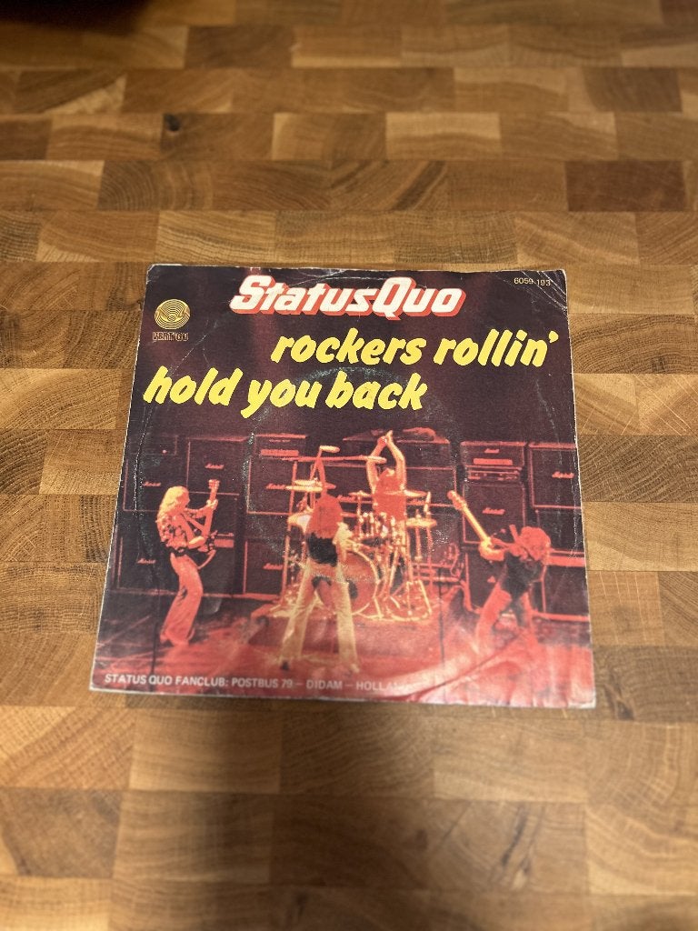 Status Quo Rockers rollin single, Ophalen of Verzenden, Gebruikt, Rock en Metal