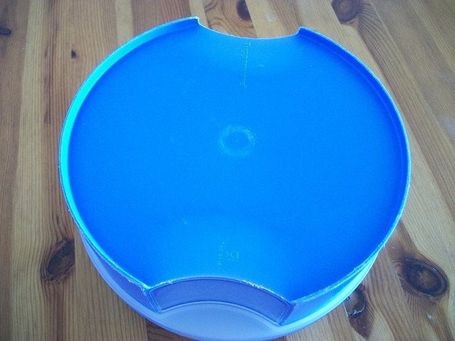 Tupperware Koektrommel ( de randen zien er gebruikt uit ), Ophalen of Verzenden, Gebruikt, Overige typen