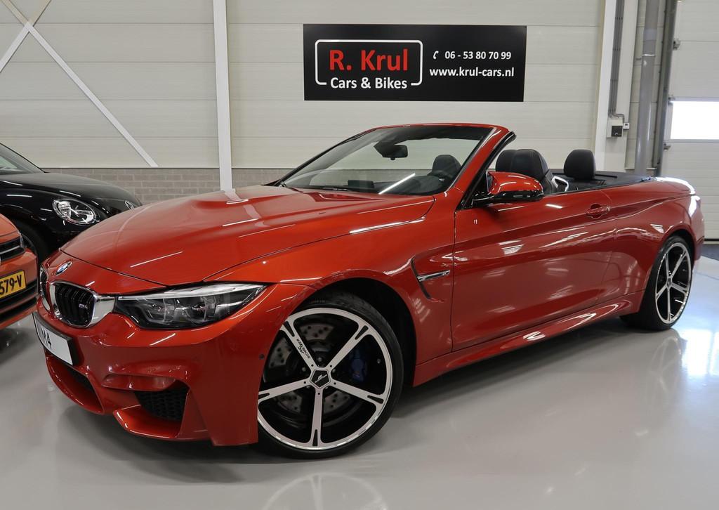 BMW 4-serie Cabrio M4 Sakhir Orange BTW auto 20 inch AC Schn, Auto's, Automaat, Achterwielaandrijving, Cabriolet, 4 stoelen