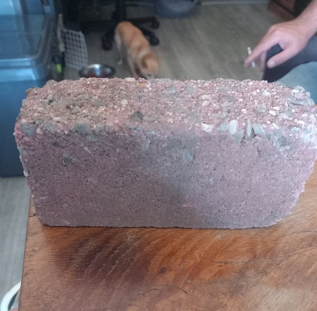 Plusminus 310 klinkers, Tuin en Terras, Ophalen, Gebruikt, Beton, Klinkers