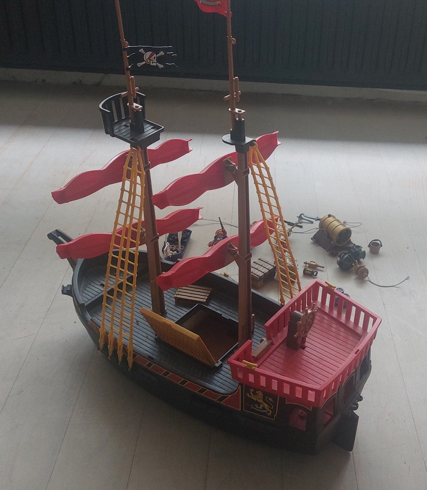 Playmobil 4424 Piratenschip met accessoires, Kinderen en Baby's, Speelgoed | Playmobil, Ophalen, Gebruikt, Complete set
