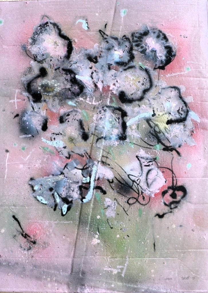abstract schilderij, Ophalen of Verzenden