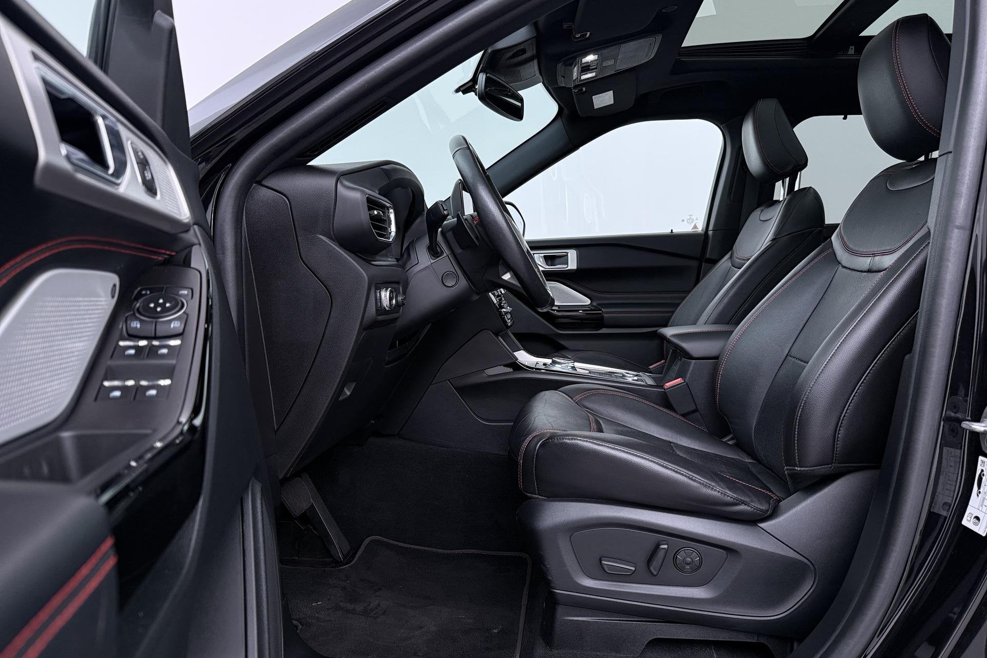 Ford Explorer 3.0 V6 ST-Line | 7 persoons | B&O | Panoramada, Auto's, Automaat, 14 kWh, 2441 kg, Zwart