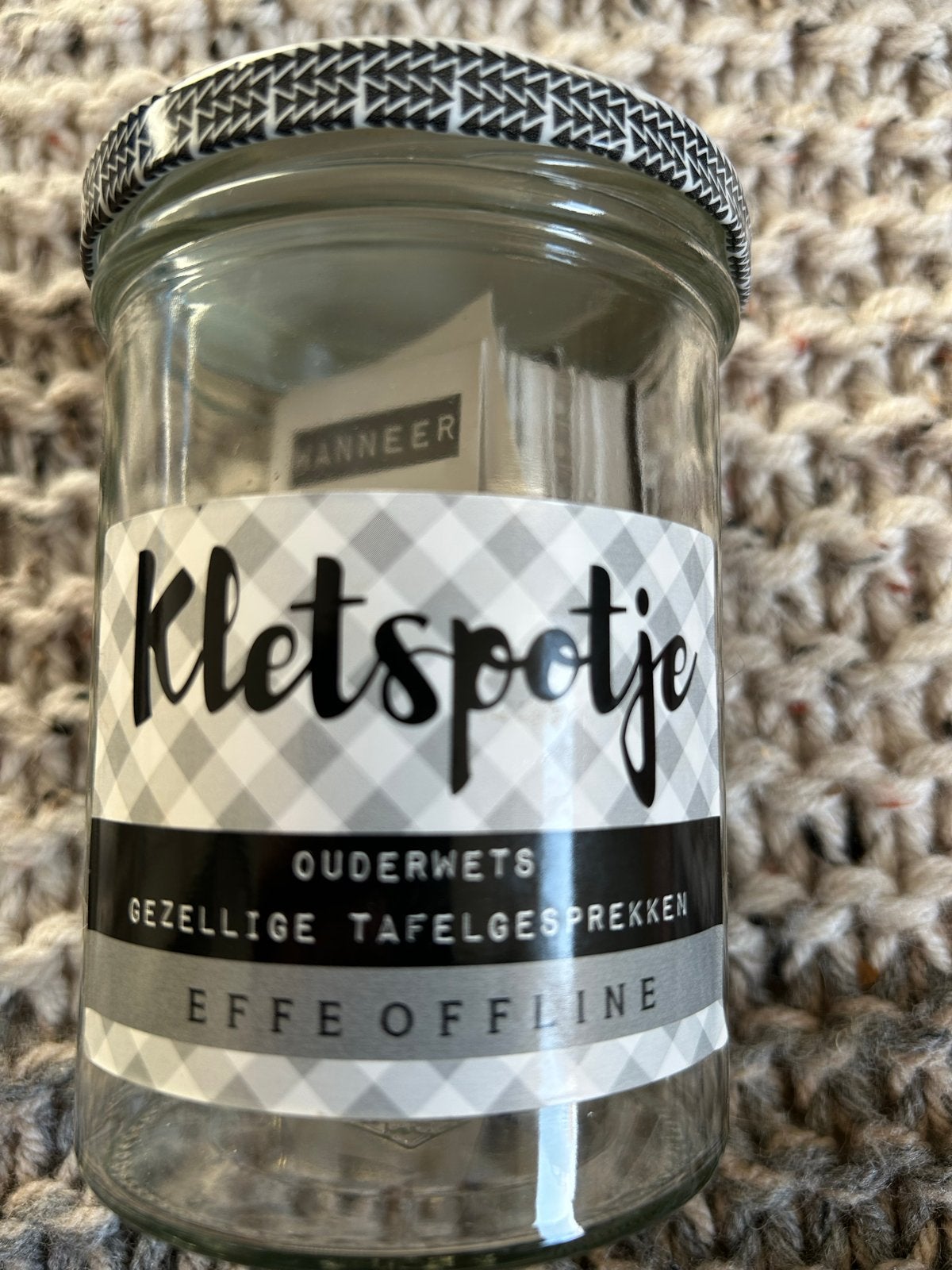 Kletspotje: Gezellige tafelgesprekken, Effe Offline, Ophalen, Gebruikt