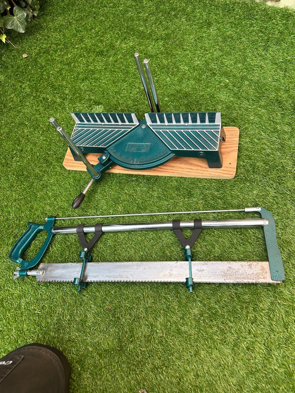 Handzaag met verstekbak - Perfect voor nauwkeurig zagen, Ophalen of Verzenden, Gebruikt, Overige typen