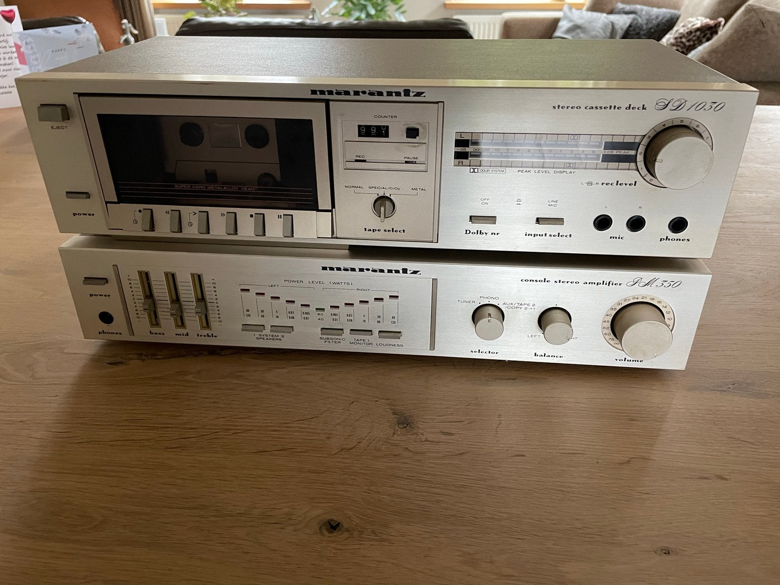 Marantz SD1030 Cassettedeck (defect), Ophalen, Enkel, Marantz, Tape counter