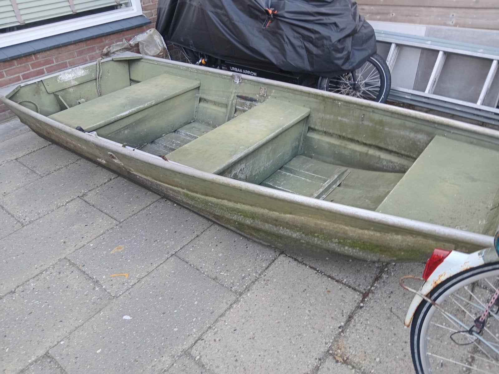 Aluminium boot, Ophalen of Verzenden, Gebruikt