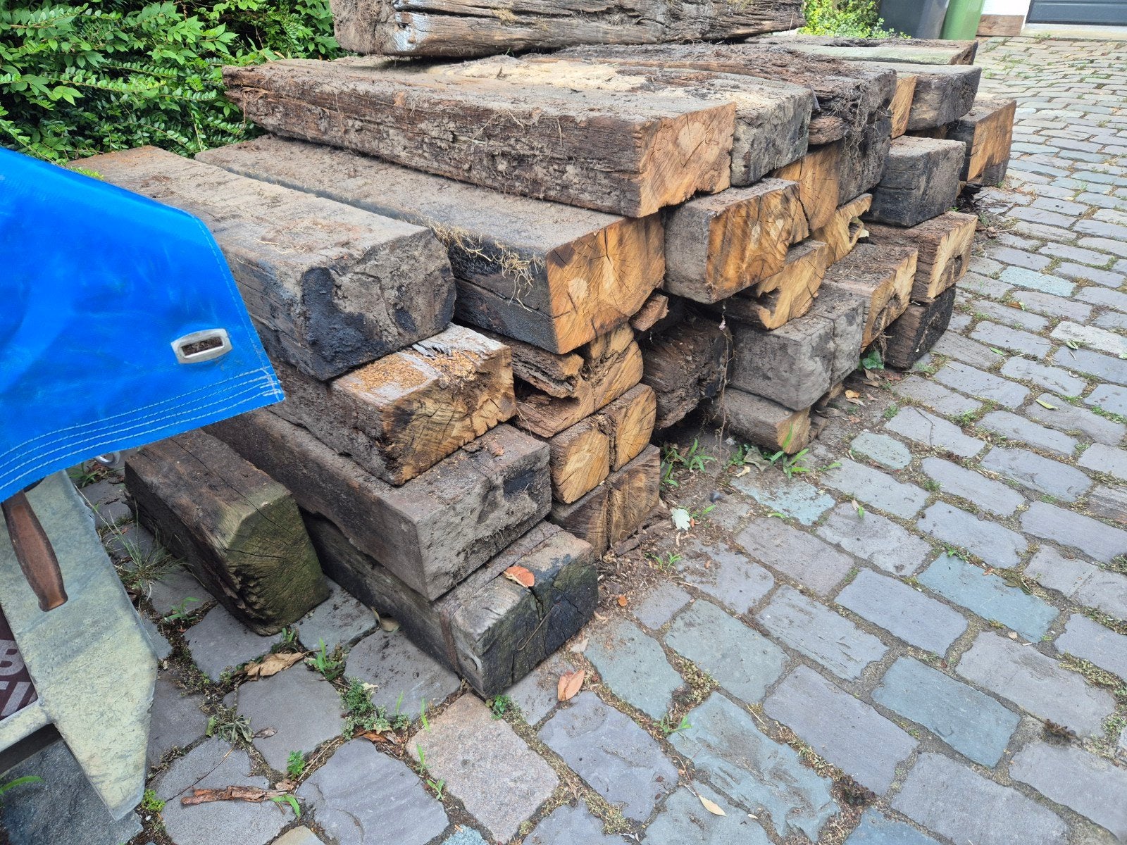 Bielzen gratis afhalen, Ophalen, Gebruikt, Beton, Terrastegels