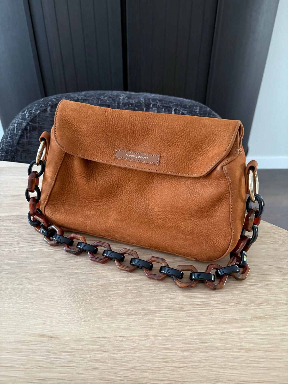 Fabienne Chapot tas - Nieuw cognac kleur, Sieraden, Tassen en Uiterlijk, Ophalen of Verzenden, Nieuw, Bruin, Handtas