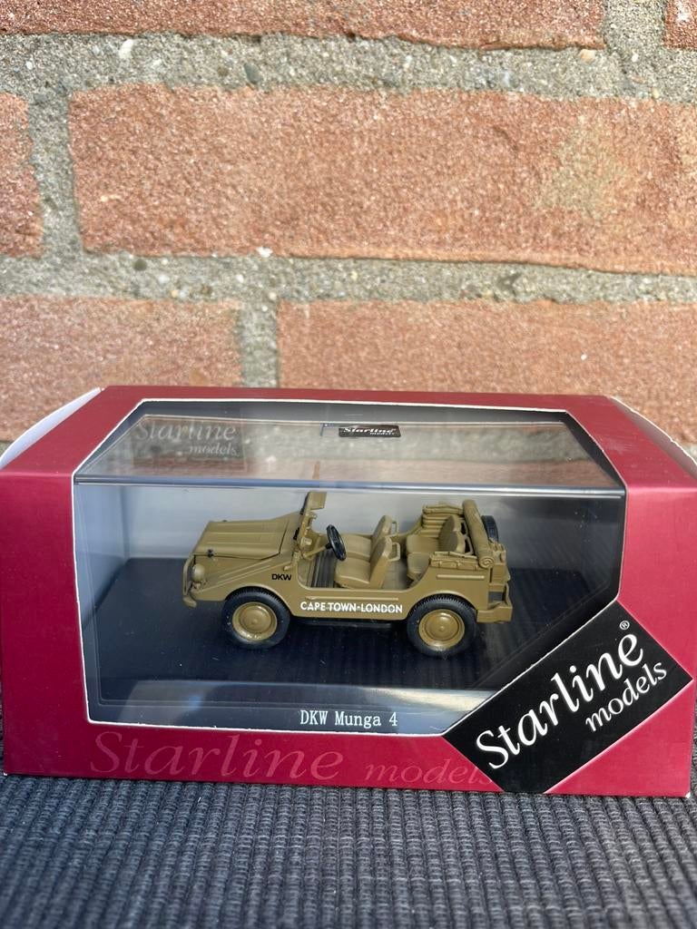 1:43 Starline DKW Munga …….. 15,-, Ophalen of Verzenden, Zo goed als nieuw, Auto, Overige merken
