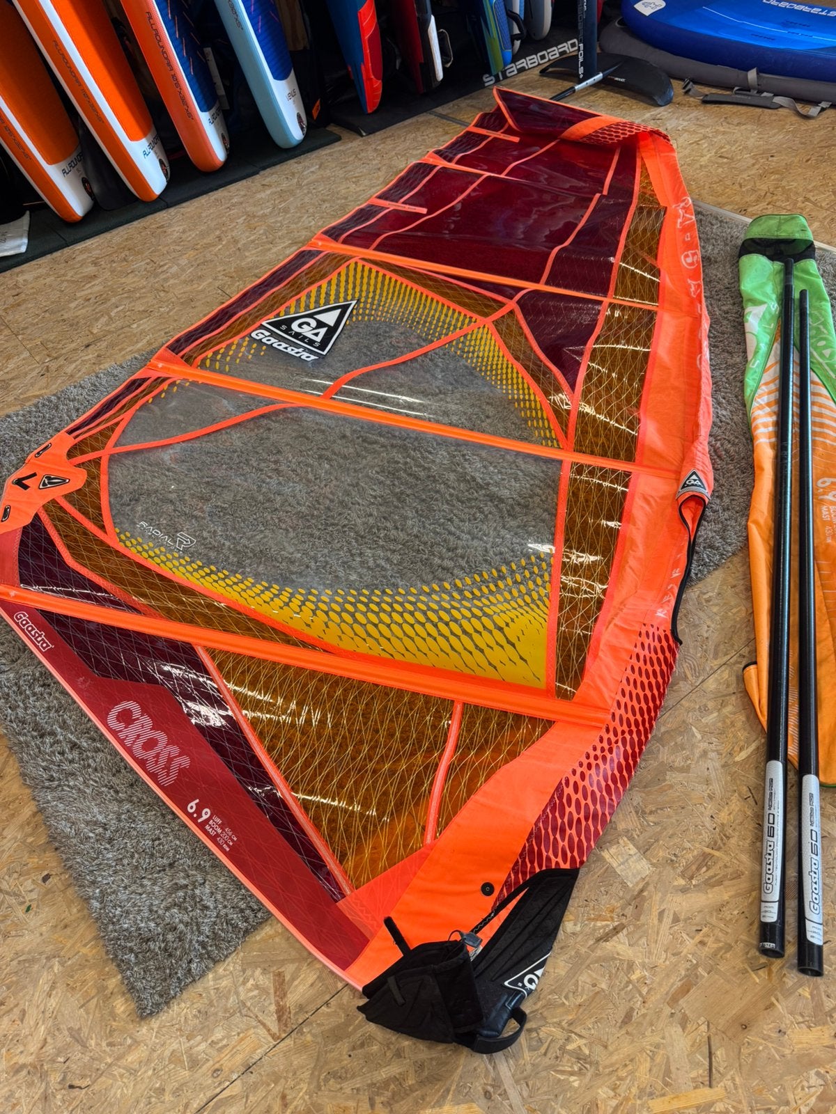 Gaastra Cross 6.9 inclusief rdm mast, Gaastra, 6.5 m² tot 8 m², Ophalen of Verzenden, Gaastra