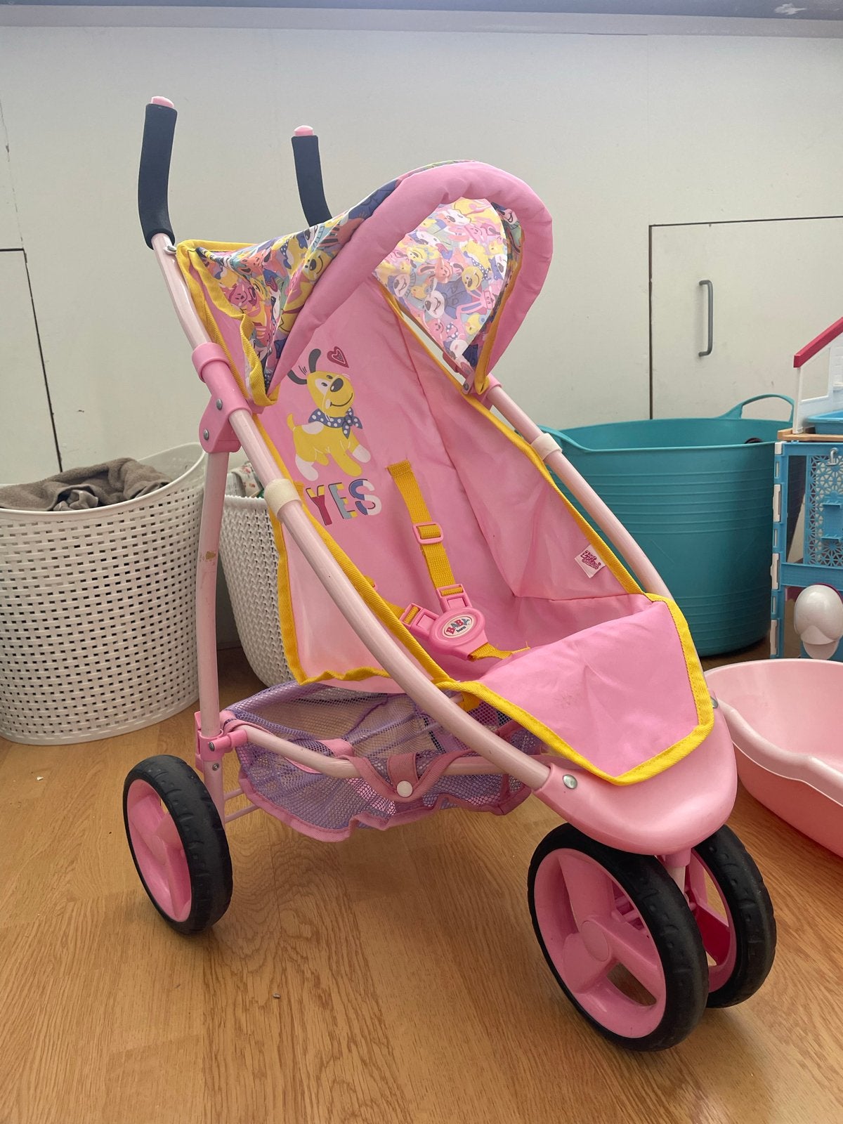 Baby Born poppenwagen roze - driewieler, Ophalen, Gebruikt, Overige typen