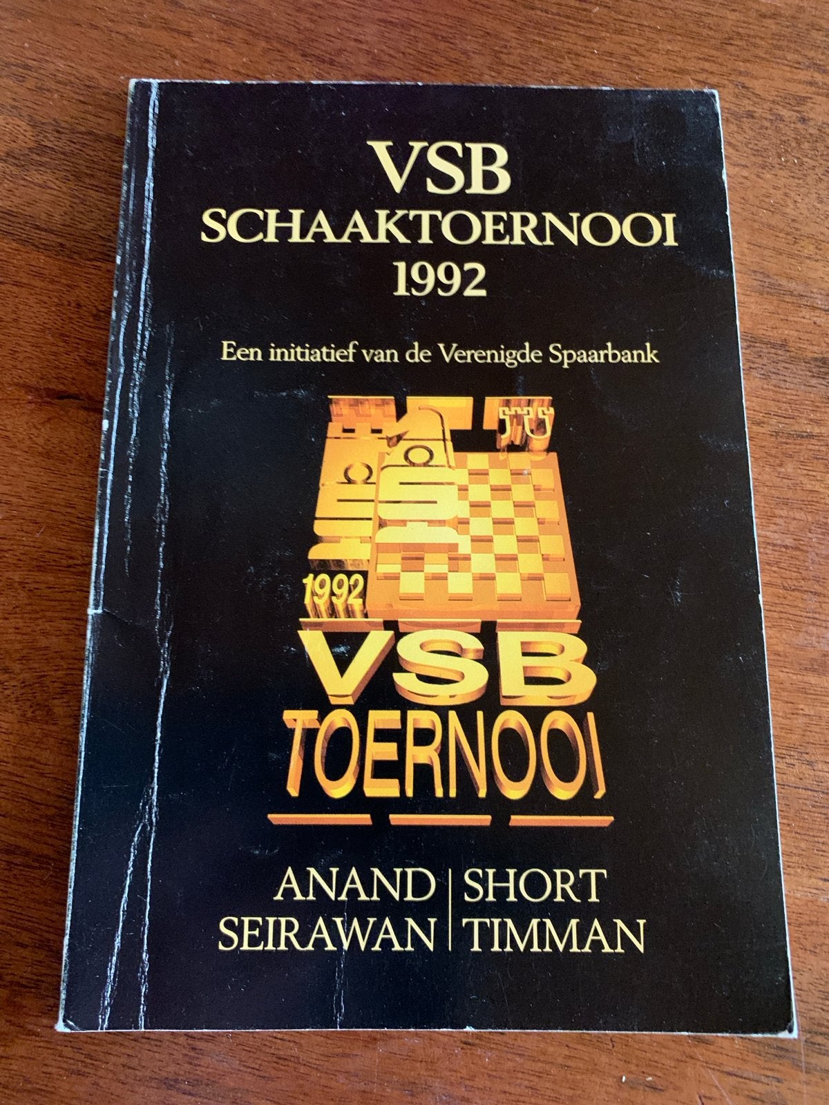 VSB Schaaktoernooi 1992 Boek - Anand, Short, Seirawan, Timma