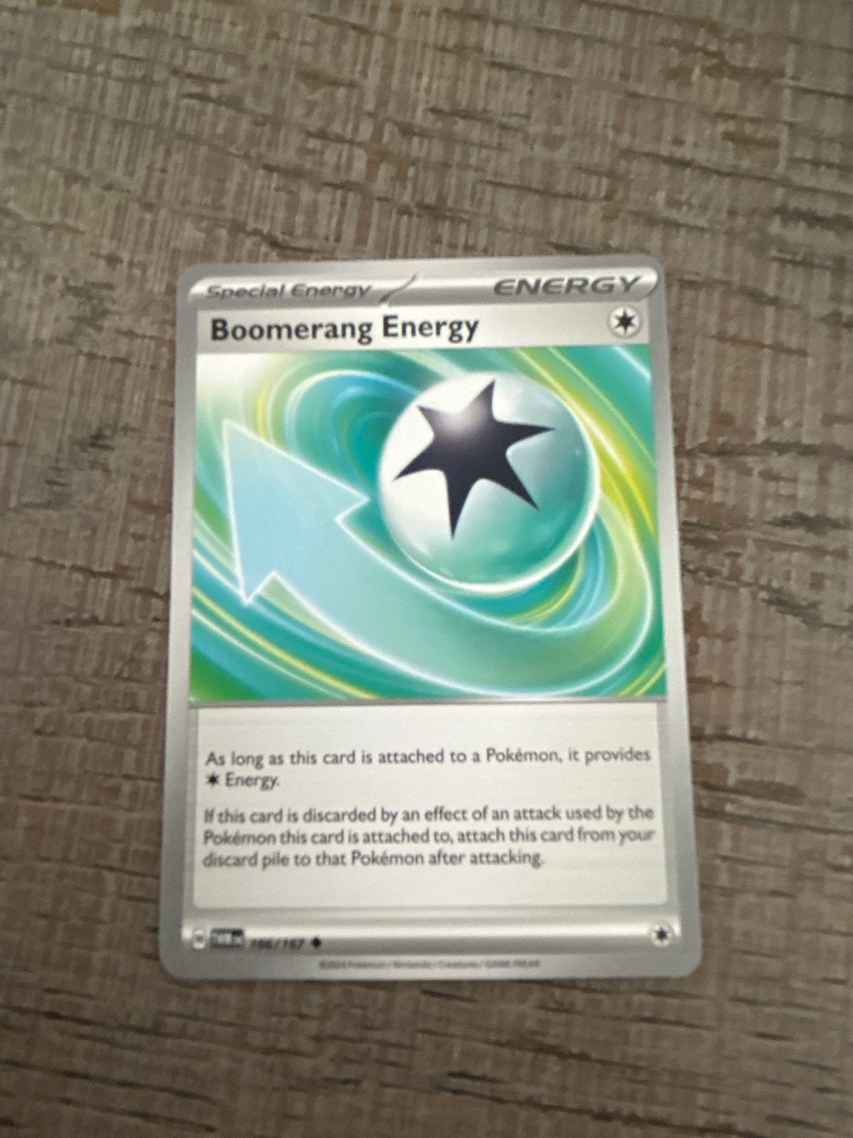 Pokémon TCG: Boomerang Energy (Special Energy), Ophalen of Verzenden, Zo goed als nieuw, Losse kaart