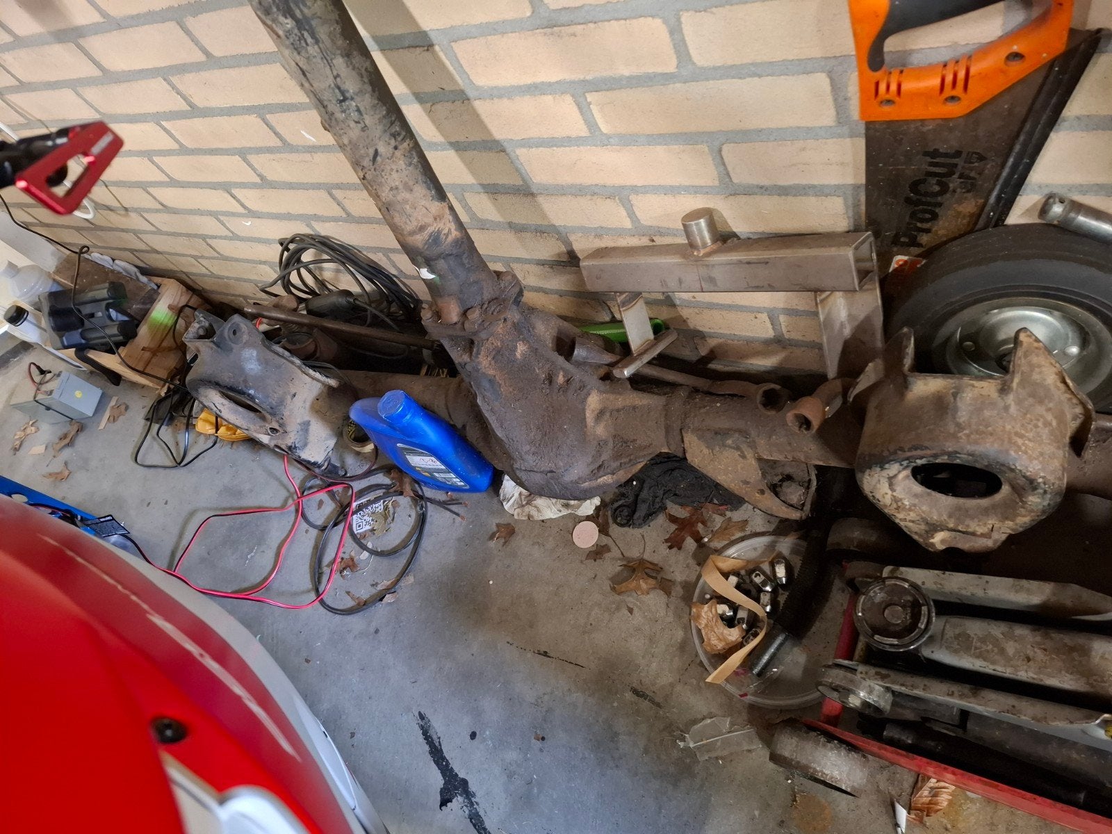 Aangeboden achteras en versnellingsbak opel gt., Auto-onderdelen, Transmissie en Toebehoren, Ophalen, Opel
