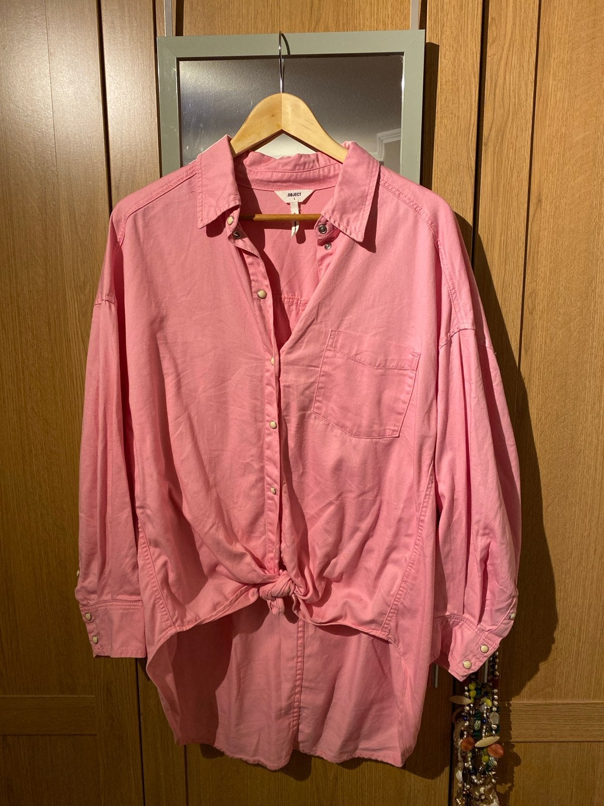 Roze blouse van .OBJECT, maat L, Ophalen of Verzenden, Zo goed als nieuw, Maat 42/44 (L), Roze