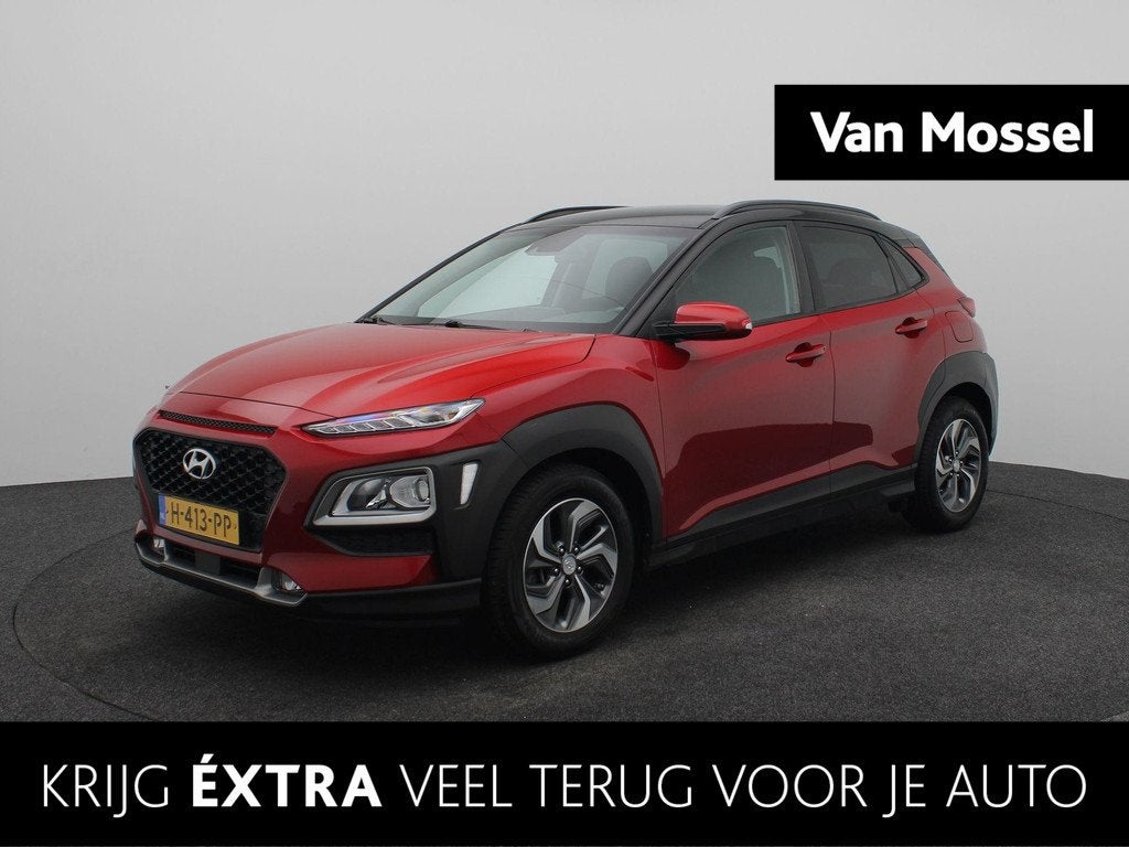Hyundai Kona 1.6 GDI HEV Comfort Automaat | Navigatie | Acht, Auto's, Hyundai, Bedrijf, Te koop, Kona, ABS, Achteruitrijcamera