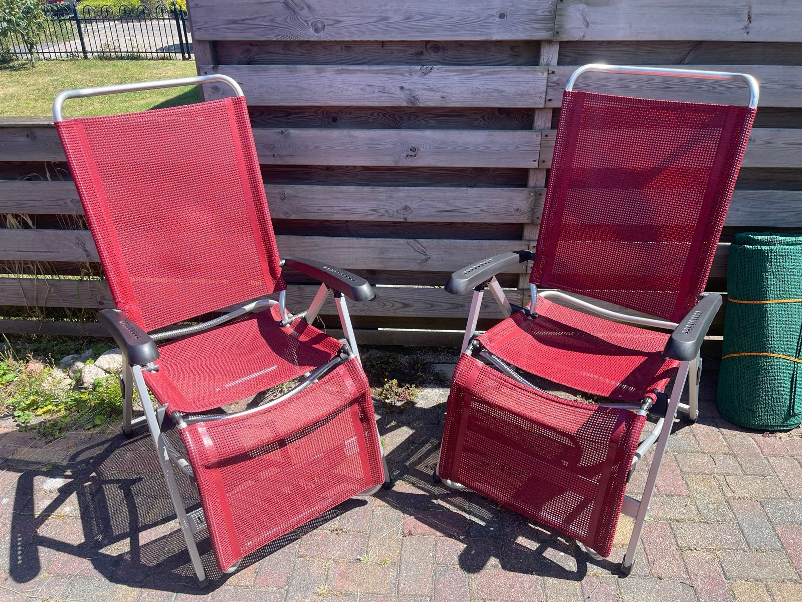Dukdalf Select Campingstoelen met voetensteun - Zo goed als, Caravans en Kamperen, Ophalen, Zo goed als nieuw, Campingstoel