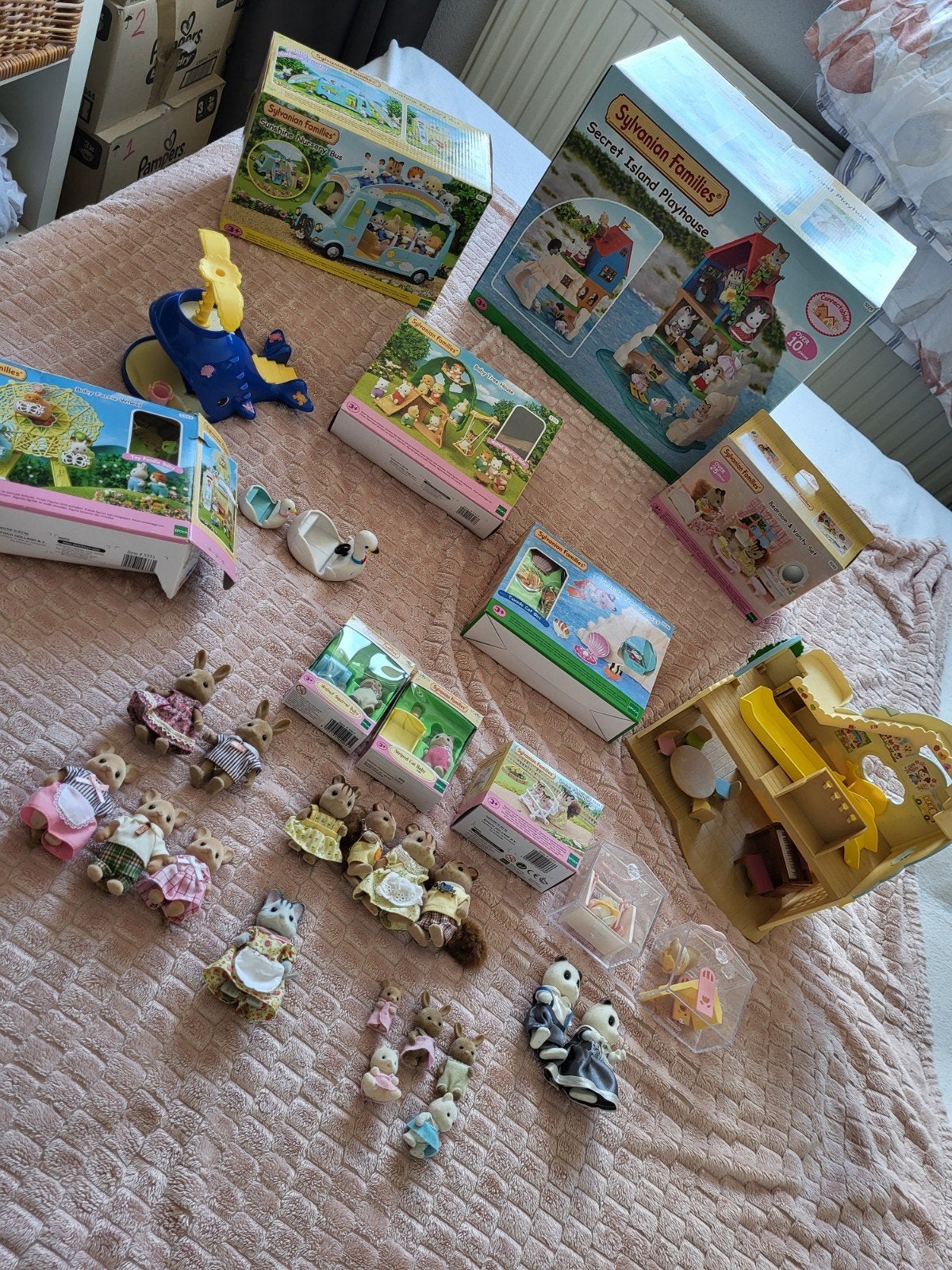 sylvanians familie, Ophalen of Verzenden, Zo goed als nieuw, Poppenhuis