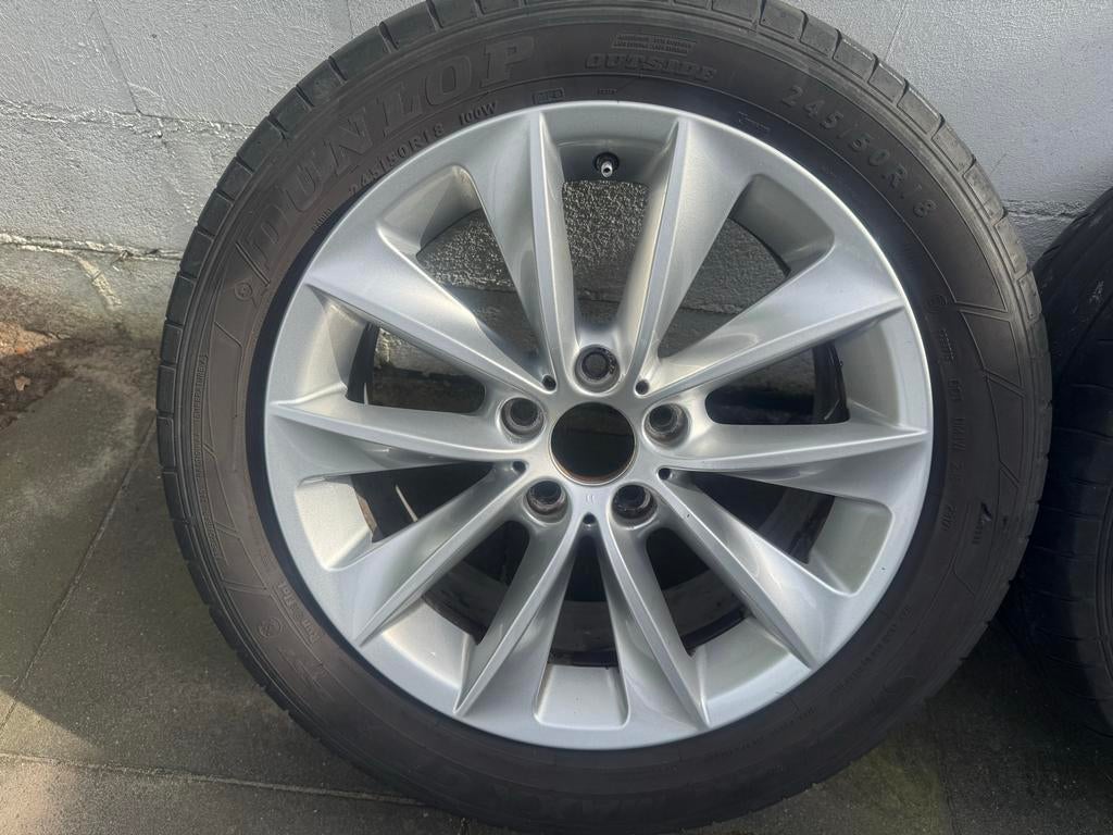 Mooie 18 inch velgen met banden (banden aan vervanging toe), Auto diversen, Wieldoppen, Ophalen, Zo goed als nieuw