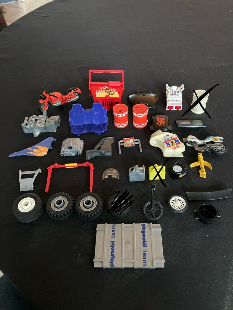 Playmobil accessoires auto., Ophalen of Verzenden, Zo goed als nieuw