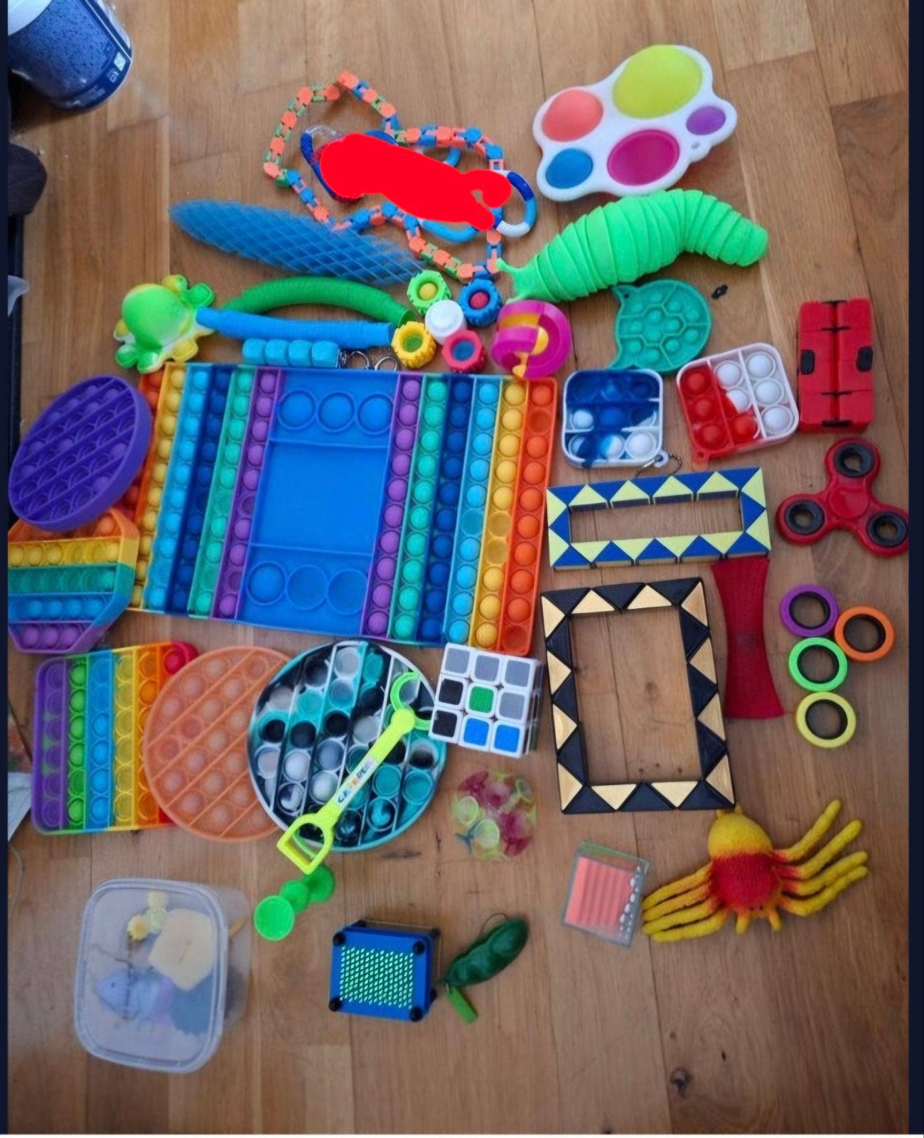 Fidget toys, zak vol. Gebruikt, Ophalen of Verzenden