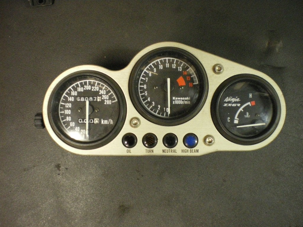 Cockpit / tellerunit voor Kawasaki ZX6R, Motoren, Ophalen of Verzenden, Gebruikt
