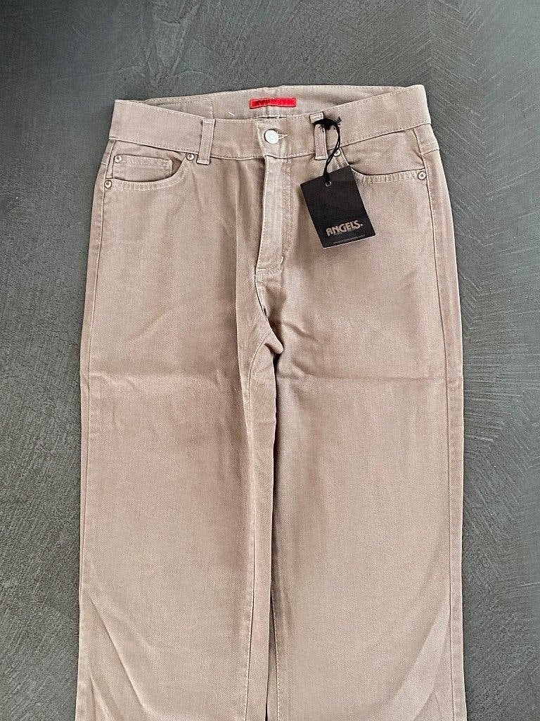 J45/10 Nieuw: Angels Dolly mt 36=S/L32 broek jeans bruin, Kleding | Dames, Overige kleuren, Nieuw, Ophalen of Verzenden, W28 - W29 (confectie 36)