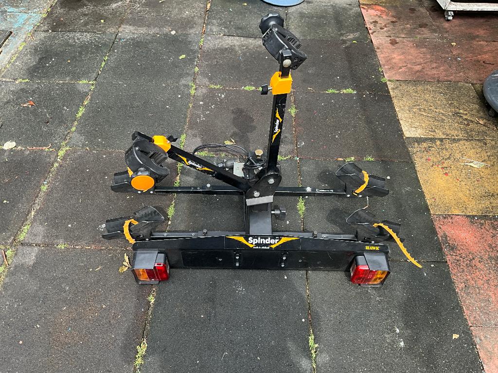 Fietsendrager spinder  hawk 30 euro, Ophalen, 2 fietsen, Gebruikt, Trekhaakdrager