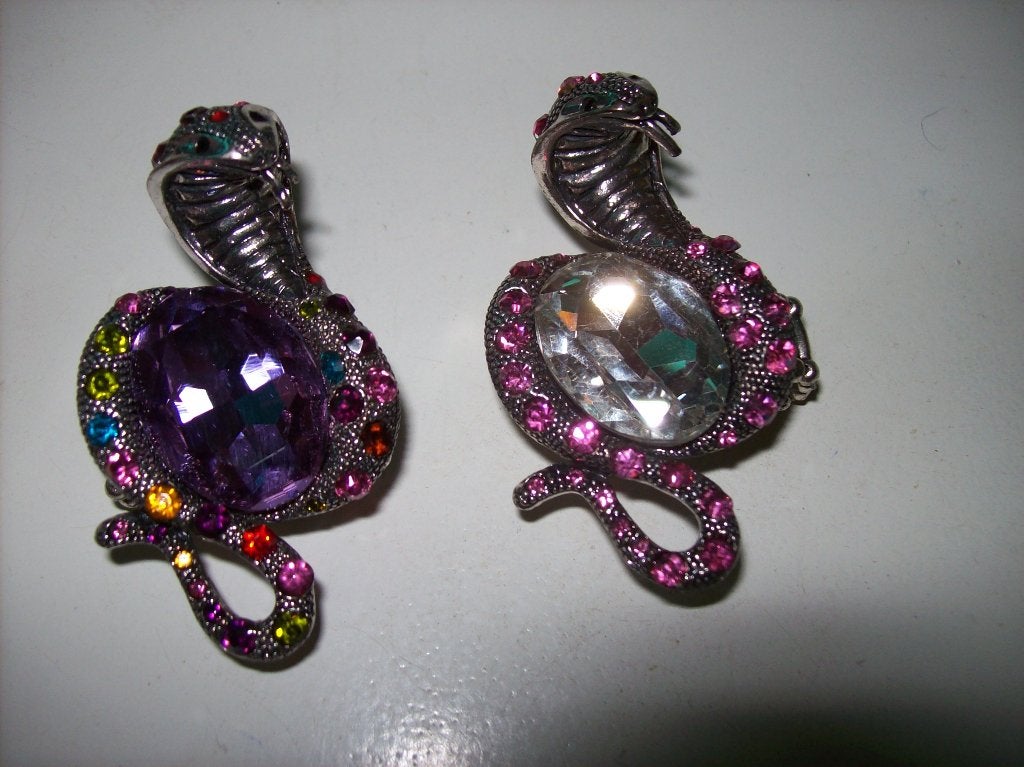 Ringen Zilvertint Meer kleur SLANG model met Kristal rek, Sieraden, Tassen en Uiterlijk, Ringen, Met kristal, Overige materialen