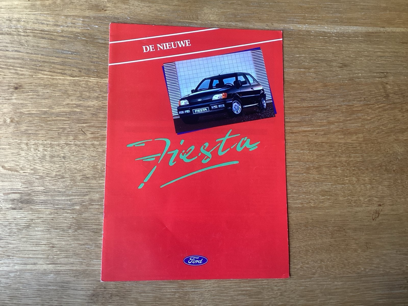 Ford Fiesta brochure - De Nieuwe Fiesta 1989, Boeken, Ophalen of Verzenden, Gelezen, Ford