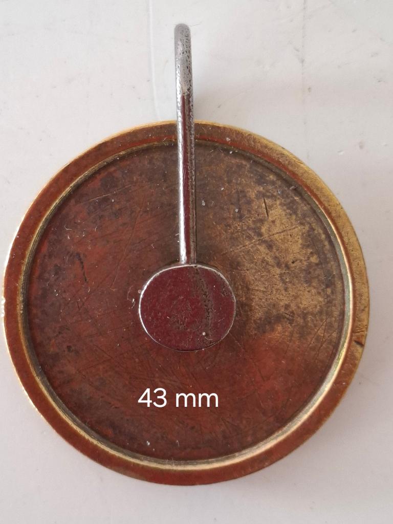 Katrol voor snaar klok 43 mm. antiek., Ophalen of Verzenden