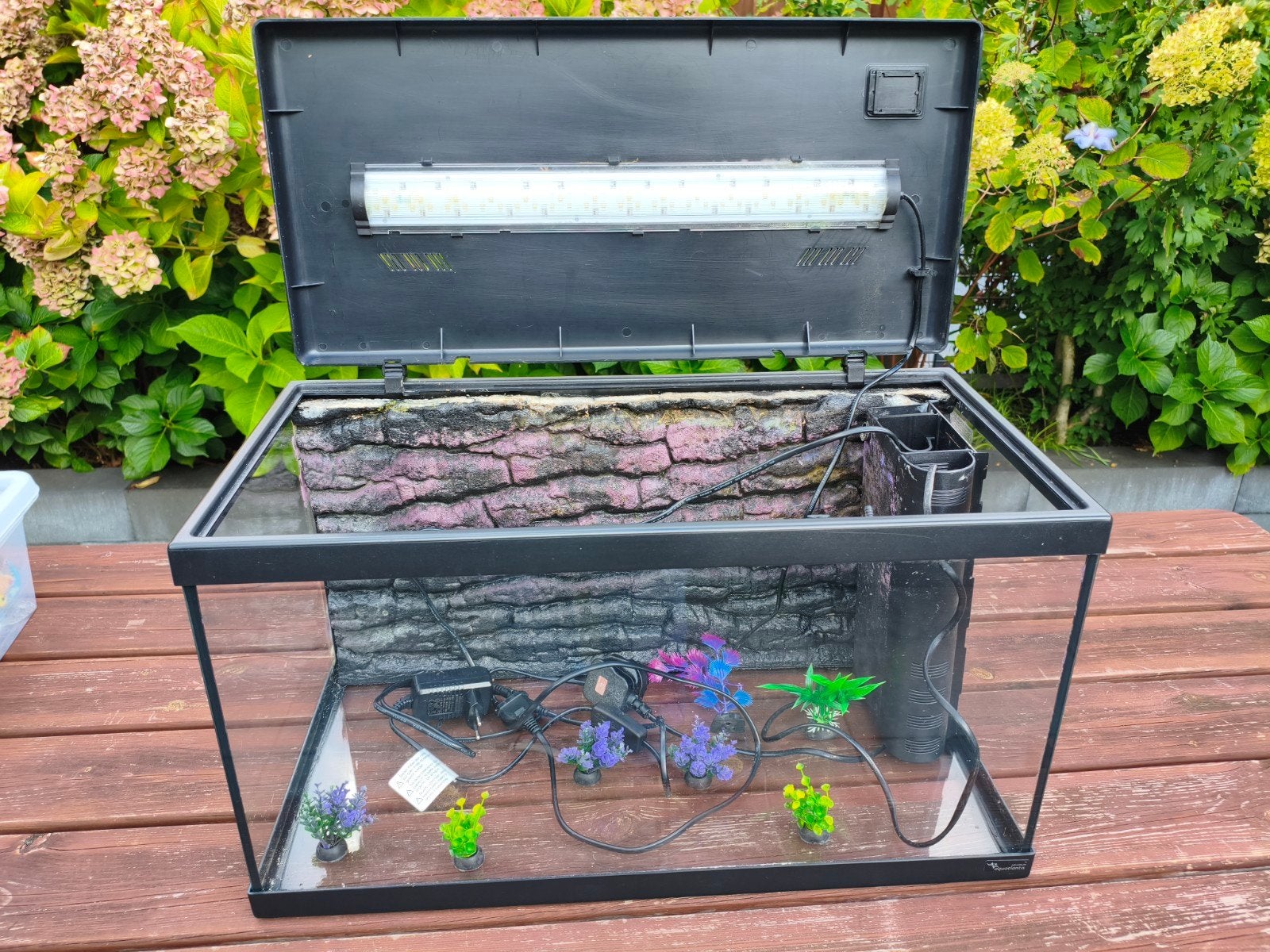 Aqualantis 60x30x30 compleet!, Gebruikt, Aquatlantis, Leeg aquarium, Ophalen