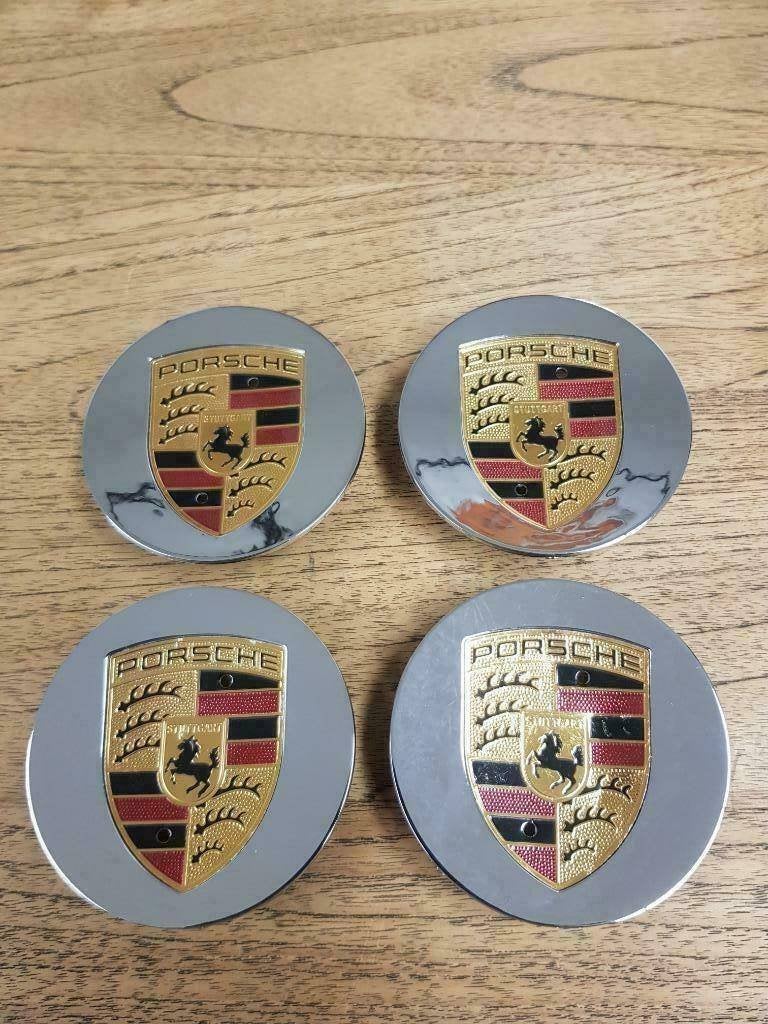 Porsche naafdoppen chroom, Verzenden, Nieuw