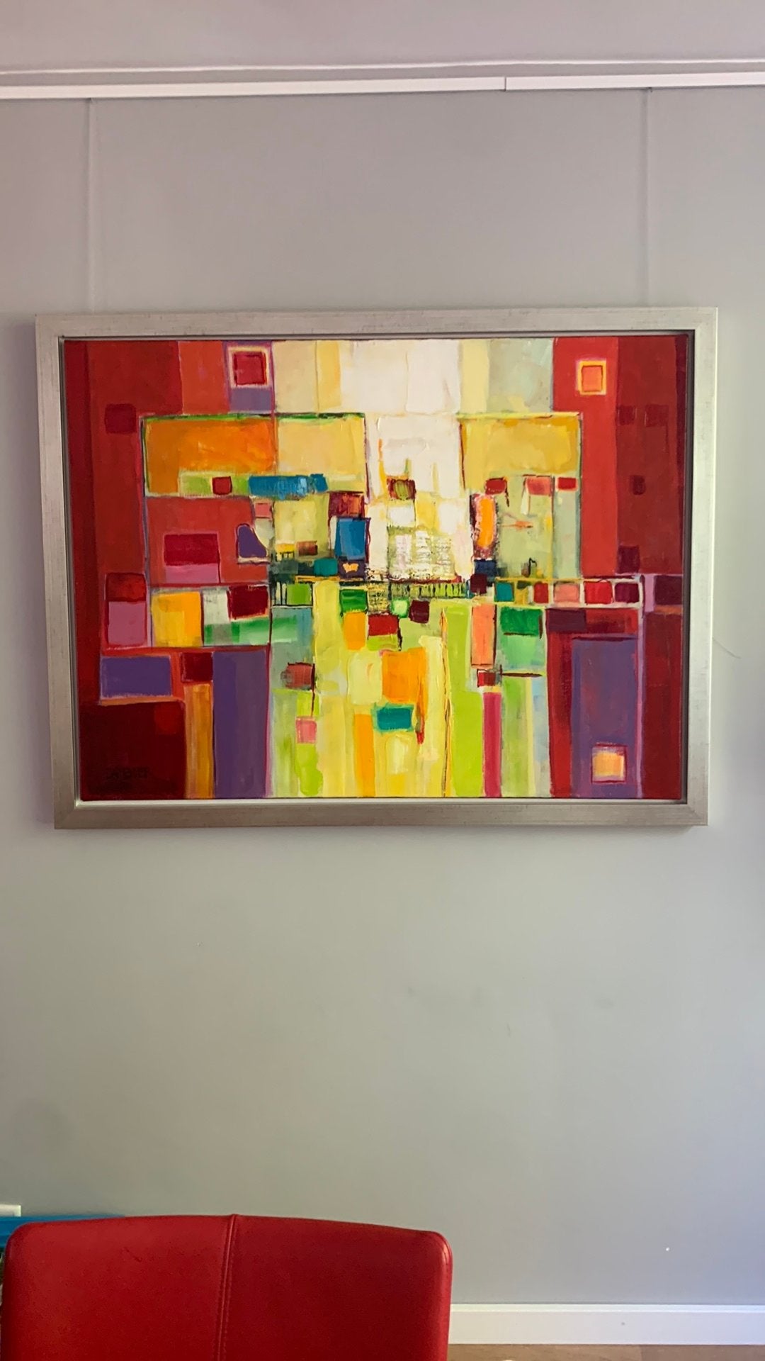 Jan Boer, Antiek en Kunst, Kunst | Schilderijen | Abstract, Ophalen