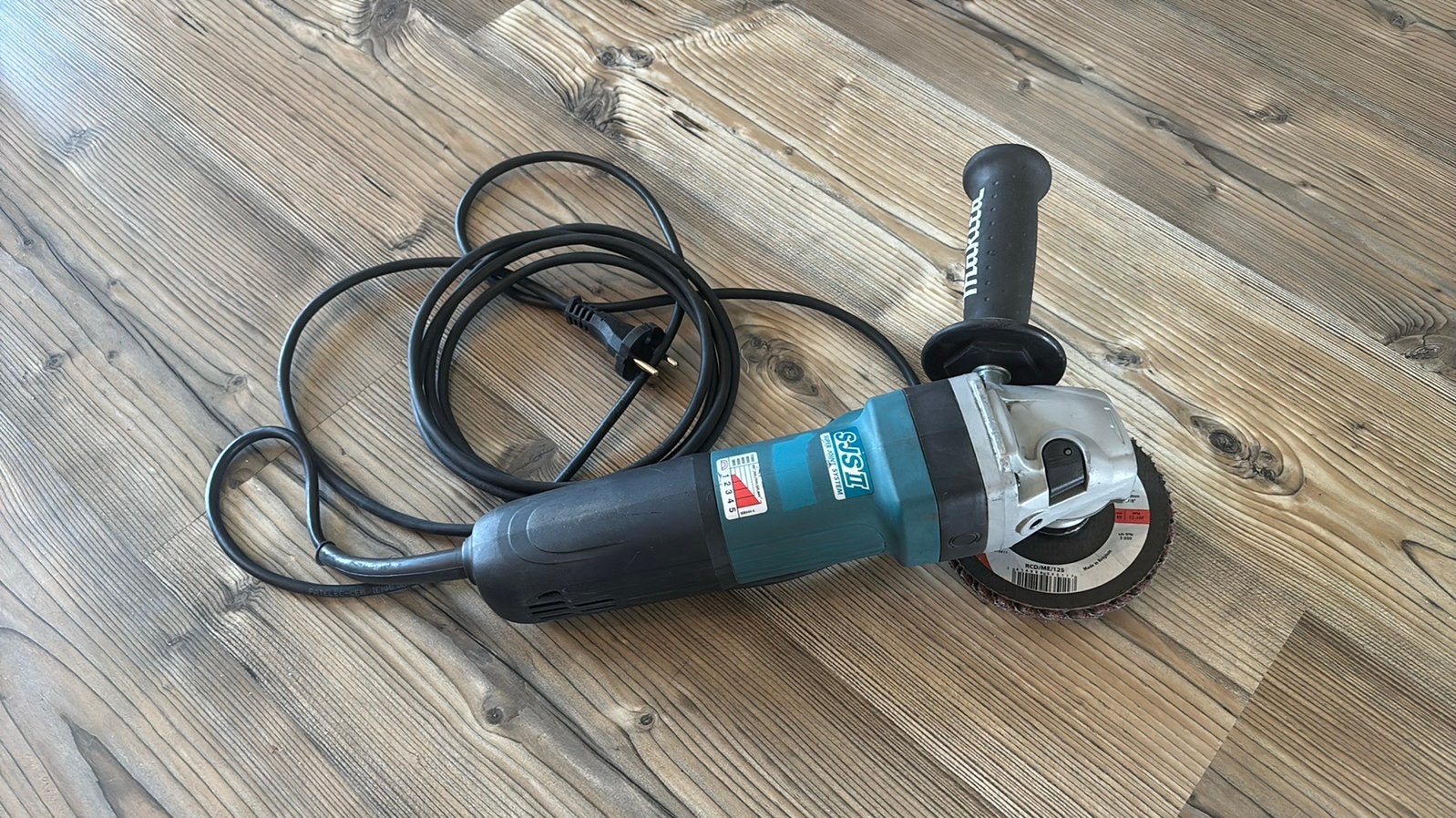 Makita slijptool 1400W, Haakse handslijpmachine, M, Ophalen of Verzenden, Zo goed als nieuw