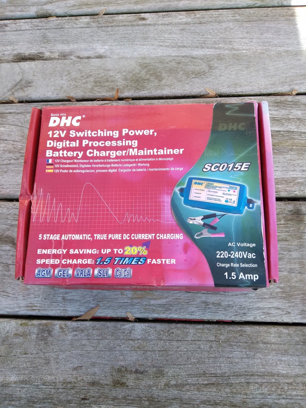 DHC 12V Acculader/Druppellader in doos, Gebruikt, Universele onderdelen