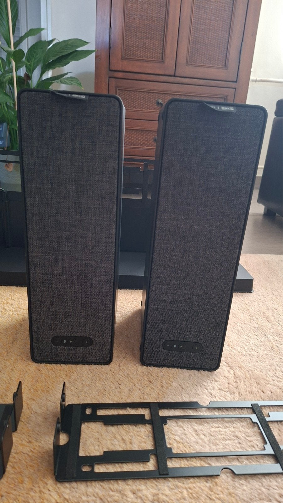 IKEA SYMFONISK WiFi boekenplank speakers (2 stuks), Ophalen, Inclusief muurbeugels, Zo goed als nieuw, IKEA