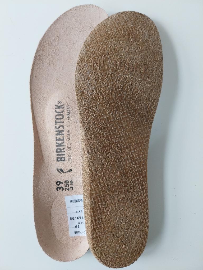 Birkenstock binnenzool maat 39 (smal) NIEUW, Verzenden, Beige, Overige typen, Nieuw
