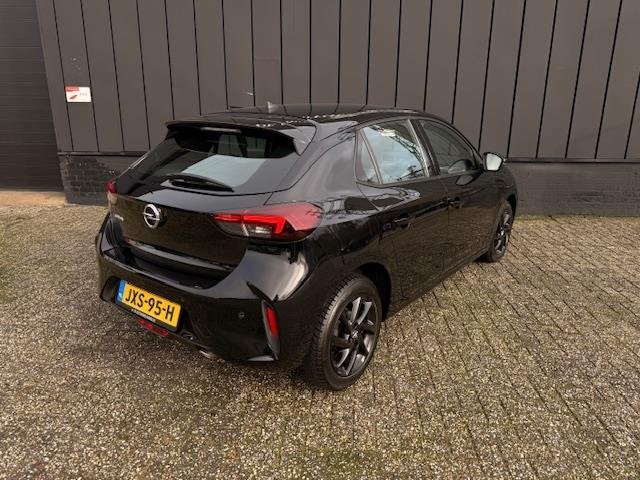 Opel CORSA Opel Corsa 1.2 GS Line Black on Black, Auto's, Opel, Gebruikt, Zwart, Handgeschakeld, 3 cilinders