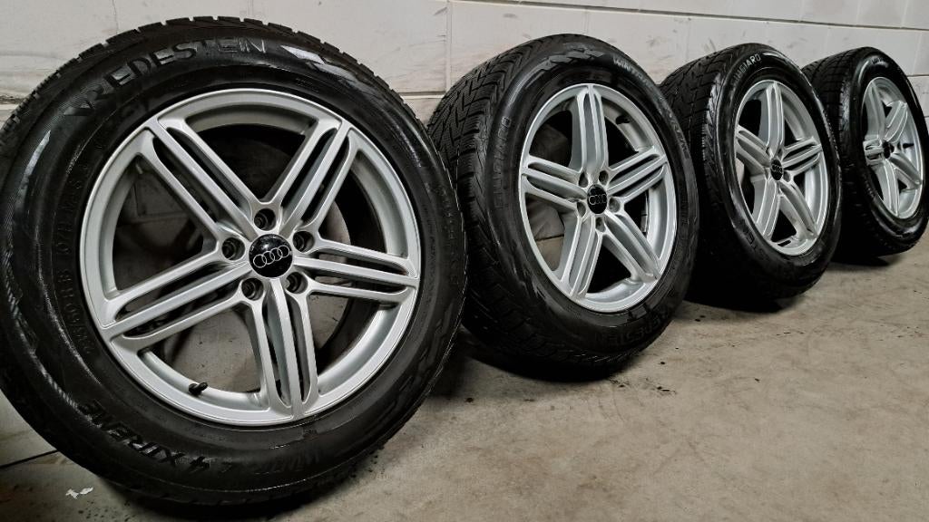 Winterbanden Audi Q5 E-Tron Allroad Touareg Macan 235/60/18, 18 inch, Gebruikt, Banden en Velgen, 235 mm