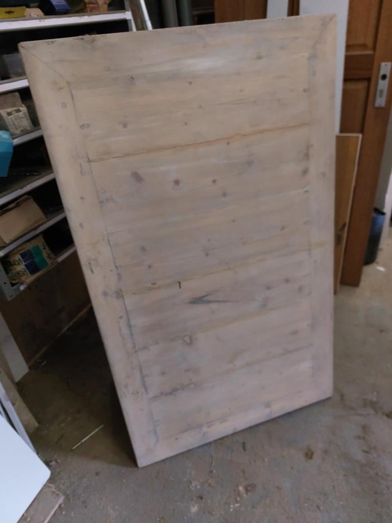Steigerhouten tafel, 75x100 cm, ca 40 cm hoog, Gebruikt, 50 tot 100 cm, Tafelblad, Rechthoekig