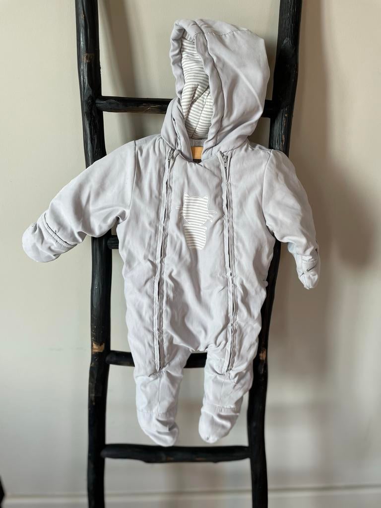 Warm baby winterpak maat 60 – gevoerd met capuchon, Ophalen of Verzenden, Zo goed als nieuw, Jongetje of Meisje